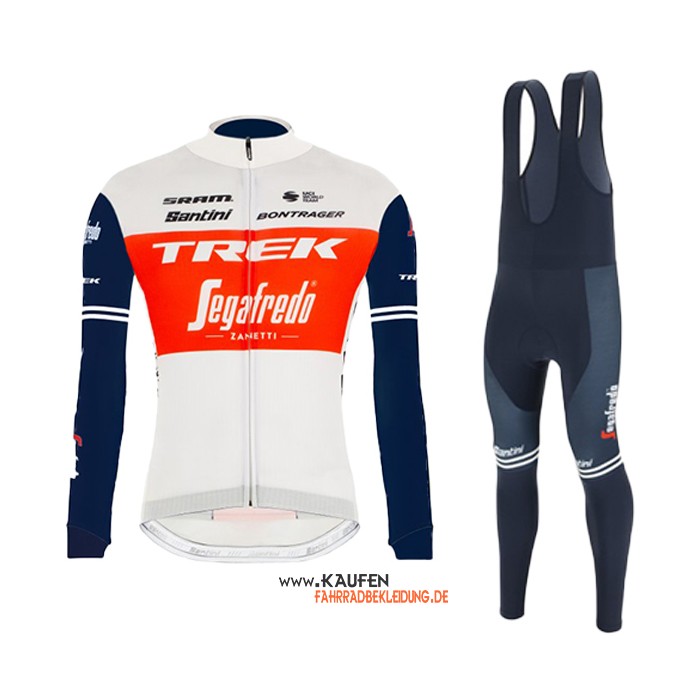 Trek Segafredo Langarmtrikot 2021 und Lange Tragerhose Wei Tief